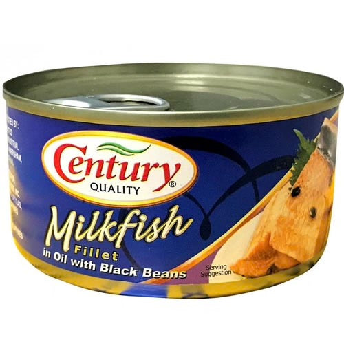 Milkfish Fillet with Black Beans Century Tuna 184 G