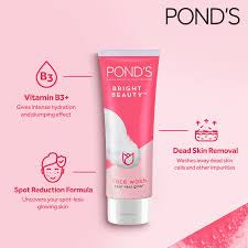 PONDS Ponds Bright Skin Brightening Facial Foam for Glowing Skin 50g