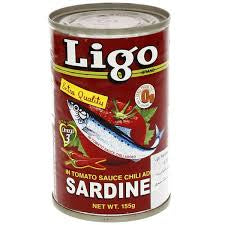 Sardines in Tomato Sauce with Chilli Ligo 155 G