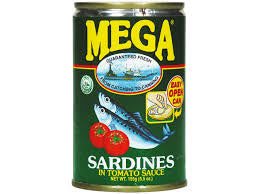 Sardines in Tomato Sauce Mega green 155g